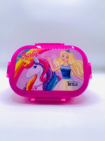 Tinta Barbie Dreamtopia Unicorn Lunch Box - Secure Clip Closures