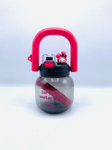 MESB Adorable Loop Handle Lemon-Lime Cartoon Water Bottle – Cute & Fun Kids Hydrator