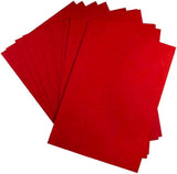 A4 Colored Paper Pack Of 100 Sheets in Red Color, 80g Paper 