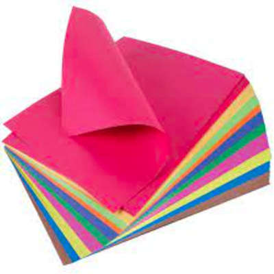 Buy A4 Colored Paper Pack Of 12 Sheets In Single Color 70G Paper ...