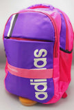 Stylish Adidas School Bag For Students Pink & Purple Color Backpack For School & College Girls