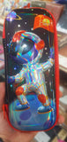 3D Embossed Shinning Astronaut Stationery Pouch EVA Pencil Case Fancy Accessories Storage Pouch