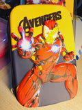 3D Iron Man Pencil Case For Kids, Embossed Design Cover, Kids Super Hero Stationery Pouch