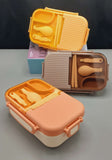 Bento Lunch Boxes With Utensils For Adults & Kids High Quality Plastic, BPA-Free and Food-Safe Materials