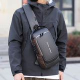 New Imported Fashion Anti-Theft Sling Shoulder Bag, Waterproof with Password Lock for Unisex