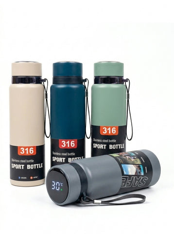 316 Stainless Steel Smart Water Bottle – 700ML | LED Temperature Display