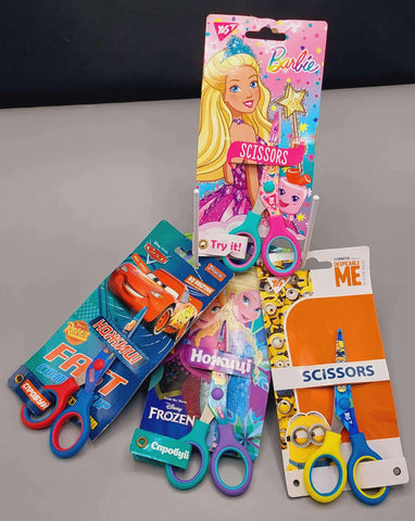 Cool Birthday Gift Cartoon Characters School Combo Deal For Kids, Minions Lunch Box, Pouch With Wrist Watch & Scissors