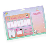 Kids Sticky Notes Weekly Planner Set Cute cartoon Creative Combination Sticky Notes Daily Hanging Planner