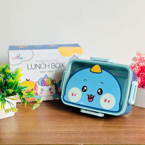 Unicorn Rectangular Stainless Steel School Lunch Box For Kids Hot & Cold Resistance Lunch Box For Boys And Girls