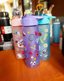 Cute Sports Design Sipper Water Bottle For School Kids, BPA Free Plastic Sipper For Boys and Girls