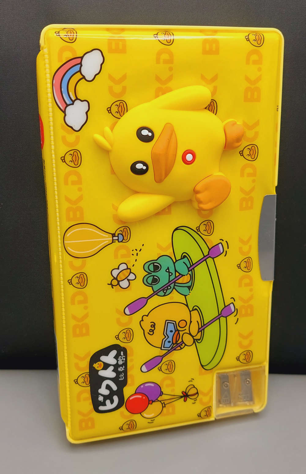 Smart Geometry Box Squishy 3D Duck Smart Geometry Box with dual Sharpeners – CopyPencil.pk