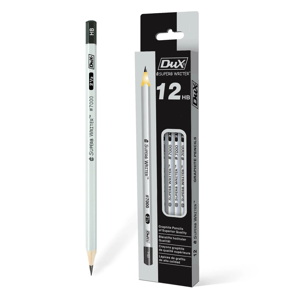 Dux Silver HB Pencil – Smooth Writing & Clean Drawing