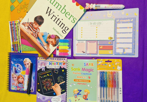 Educational Writing Practice kit For Pre Schoolers 3-6 Year Kids Writing Fun Activities