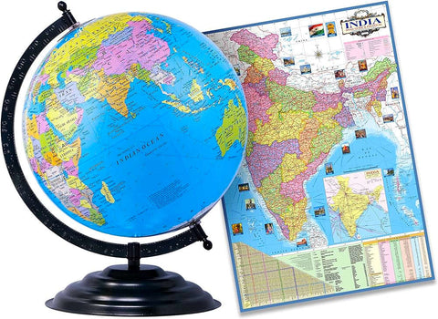 World Globe with table stand