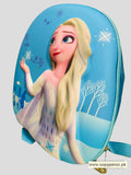 Frozen Elsa Character Backpack For Girls Hard Shell Kindergarten School Bag For School, Travel And Picnic Purpose