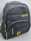 Stylish Black Ferrari School Bag For Students Excellent Quality Multipurpose Backpack For School & College