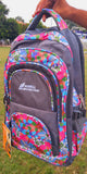 Floral Printed School Bag For Students Excellent Quality Multipurpose Backpack For School & College