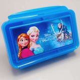 Frozen Lunch Box For Girls, Premium Quality Plastic BPA Free Lunch Box With lock clips system Lid For Kids
