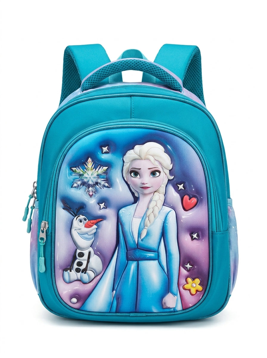 Frozen-Themed Bashly Blue School Backpack for Girls – Waterproof & Stylish Bag