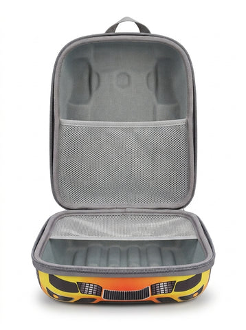 Car Shaped Hard Case School Bag For Boys - Multi Purpose Bag For Kids