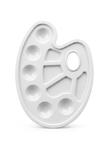 Color mixing palette | 10 Well Paint Mixing Palette Tray