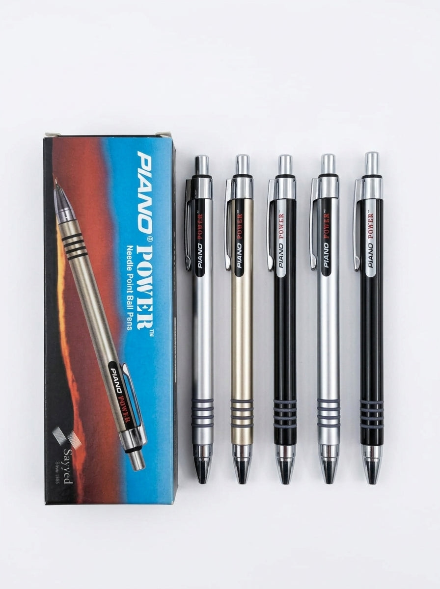 Piano Power Ball Point Pack Of 10 Pens