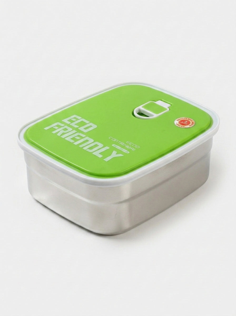 Rectangle Stainless Steel Lunch Box 680ML for Kids and Office - High Quality Food Container