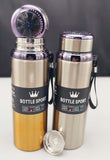 LED Temperature Display Stainless Steel Water Bottle with Double Bottom