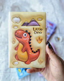 Little Dino Diary With 3D Foam Cover, High Quality Squishy Destress Notebook Diary, Cartoon Journal Dinosaur Cover A5 Students