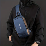 New Imported Fashion Anti-Theft Sling Shoulder Bag, Waterproof with Password Lock for Unisex