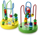 Mini Traffic Around The Beads Wire Maze Educational Game Wooden Toy