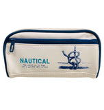 Trendy Nautical Pencil Pouch For Kids Portable Double Zipped Stationery & Accessories Holder Storage Organizer For School Students