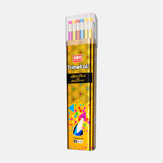 Oro Trimetal Lead Pencil 24 Pencils In Metal Jar