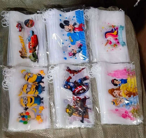 Cool Cartoon Print Transparent Pen Pencil Pouch For Boy And Girls, Clear Stationery Storage Zipper Bags For School & College