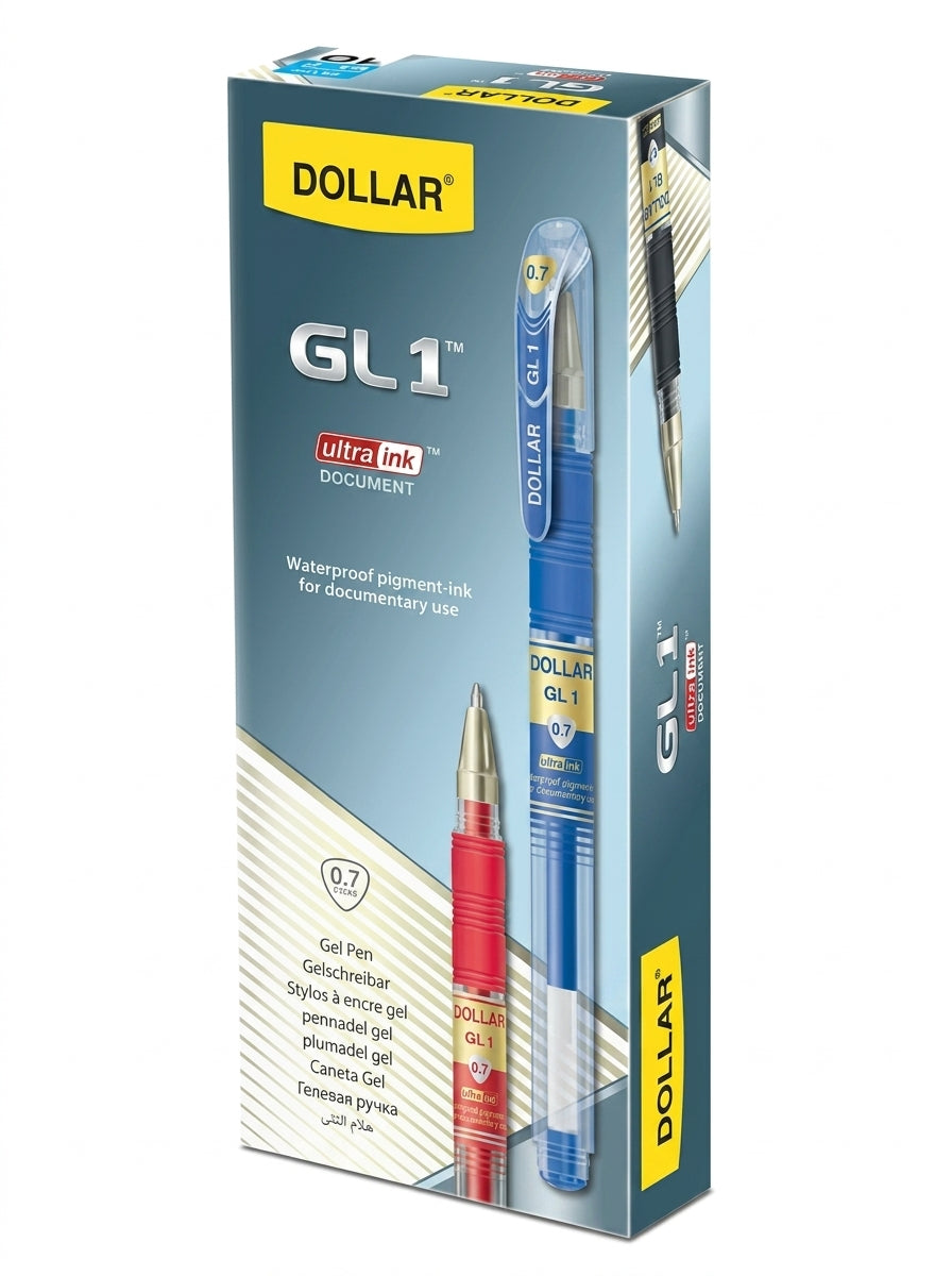Dollar Gel-1 Pen Pack of 10 Pens