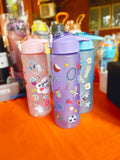 Cute Sports Design Sipper Water Bottle For School Kids, BPA Free Plastic Sipper For Boys and Girls