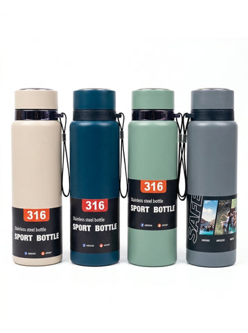 316 Stainless Steel Smart Water Bottle – 700ML | LED Temperature Display