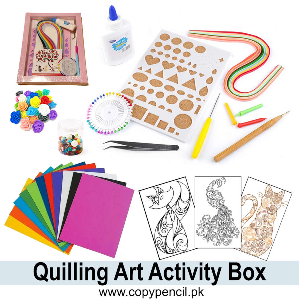 Mastering Quilling Art Activity Box For Beginners & Kids