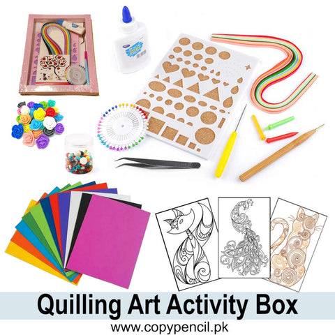 Mastering Quilling Art Activity Box For Beginners & Kids