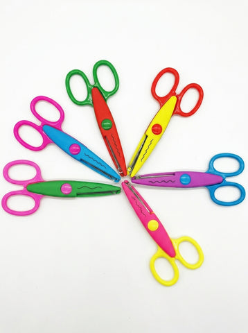 MultiColor Zig-Zag Craft Scissors