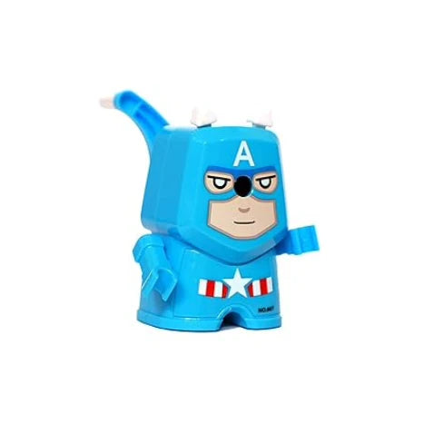 Captain America Themed Manual Rotary Sharpener – Fun & Durable for Kids