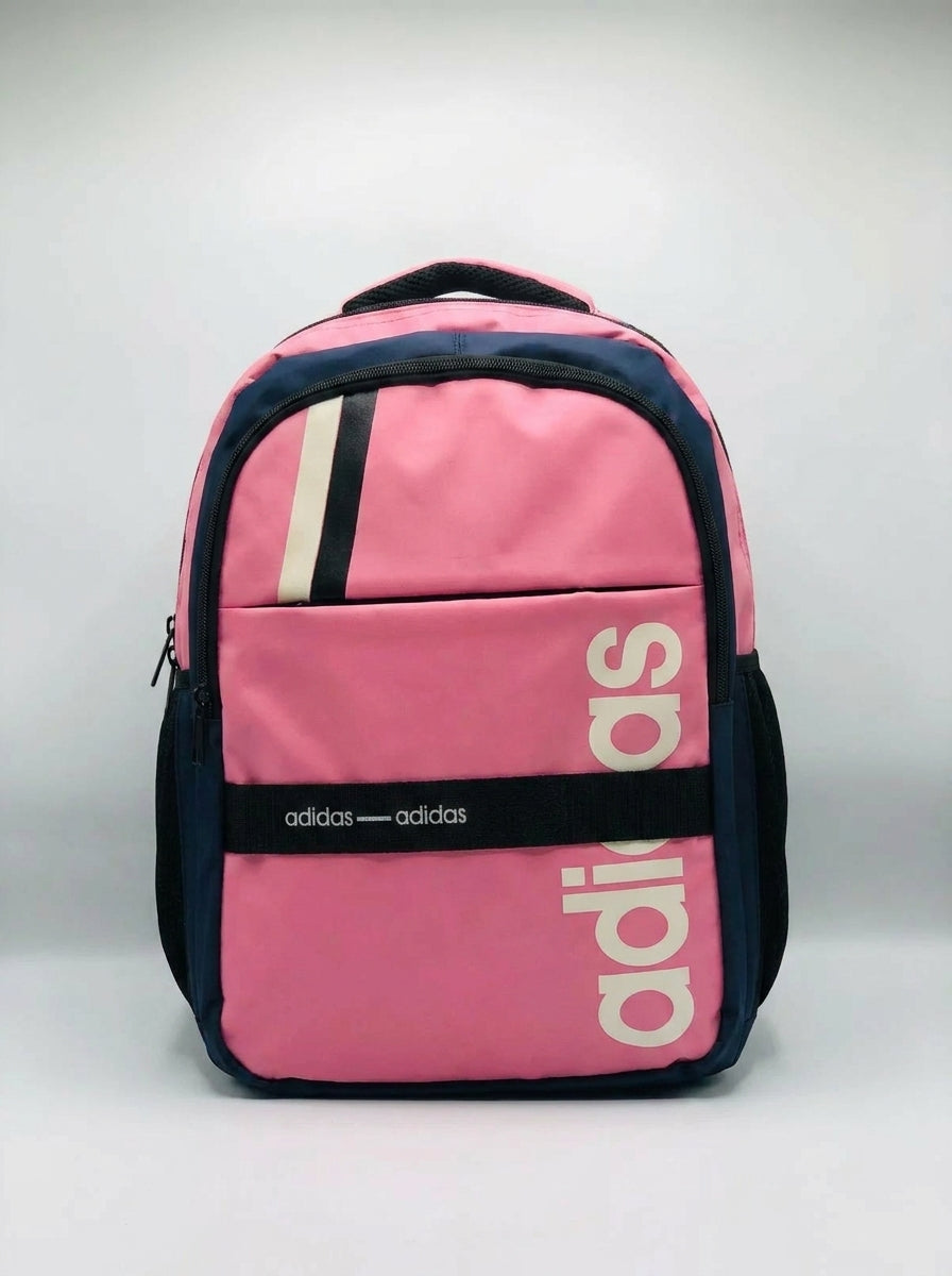 Adidas Stylish Red & Pink Backpack – School Bag for Boys & Girls
