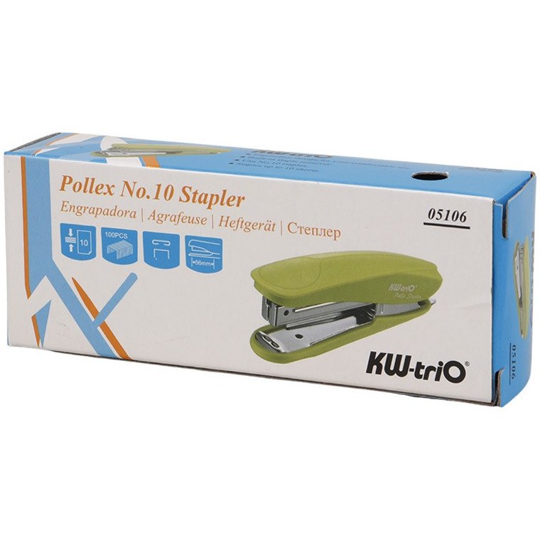 KW-trio Model No.10 Office Stapler – Compact & Efficient Design