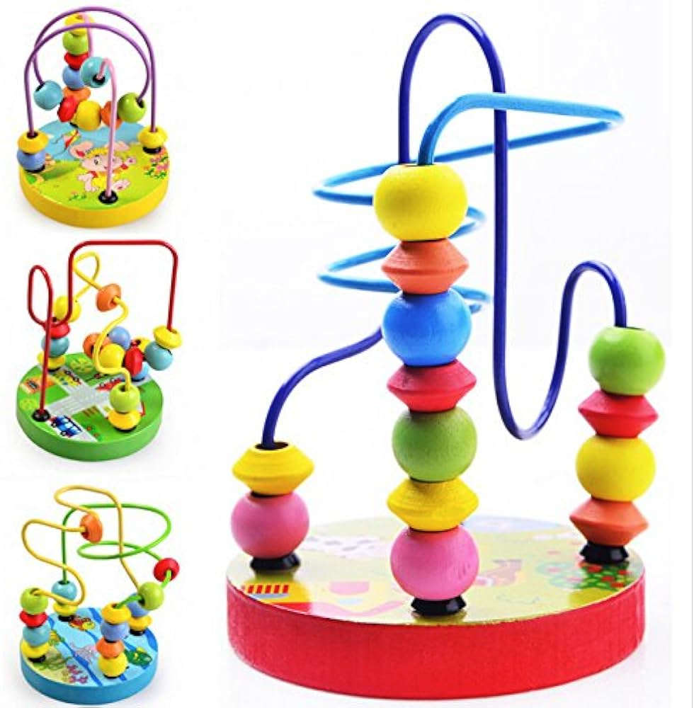 Buy Mini Traffic Around The Beads Wire Maze Educational Game Toy ...