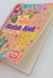 Ideal Sketch Book A5 With Spiral Binding For Charcoal & Pastel Drawing, Water Color Painting, Pencil Sketching