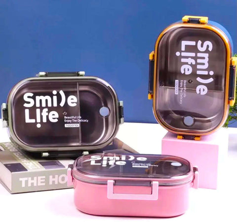 High Quality Stainless Steel Lunch Box Hot Cold Resistance Rectangle Shape 710ML