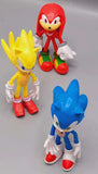 Cool Birthday Gift Toy Set For Boys Sonic The Hedgehog Action Figures Collection Play Set Of 6 Sonic Cartoon Characters