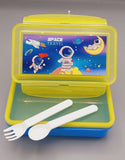 Spaceman Lunch Box For Boys, Premium Quality Plastic BPA Free Lunch Box