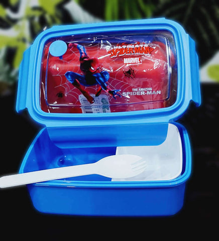 Cool Spiderman Lunch Box For Boys High Quality BPA Free Plastic Food Container For School