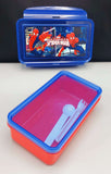 Spiderman Lunch Box For Boys, Premium Quality Plastic BPA Free Lunch Box With lock clips system Lid For Kids